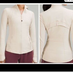 NWOT Lululemon Define Jacket Luon . White Opal. Size 6